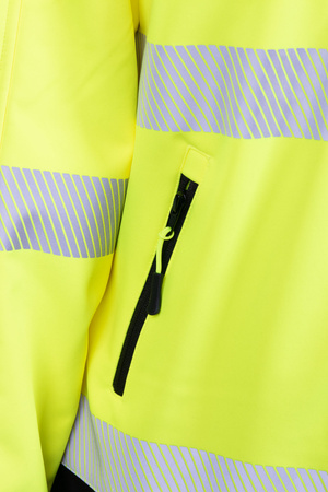 Kurtka softshell BRIXTON FLASH ostrzegawcza