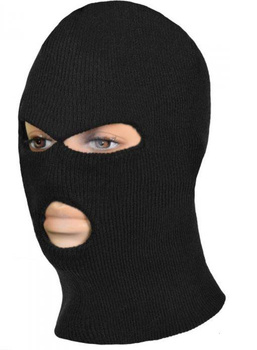 Czapka kominiarka zimowa dziana akrylowa polar CzKom 3o