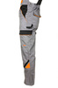 Spodnie robocze ochronne na szelkach ogrodniczki szare Art.Mas PROFESSIONAL GREY