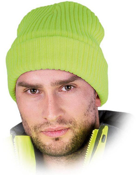 Czapka ochronna zimowa ocieplana CZREFLECT Y żółta