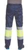 Spodnie robocze z odblaskiem granatowo/żółty HV CERVA BILBAO