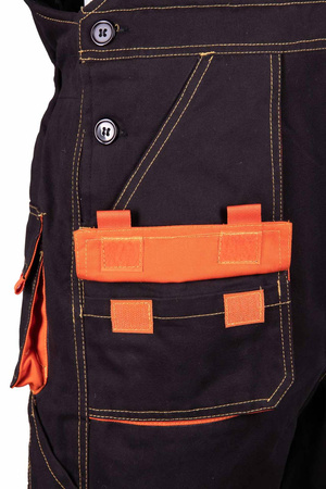 Spodnie robocze na szelkach ogrodniczki ochronne kombinezon ogrodniczy Polstar BRIXTON SPARK ASOG