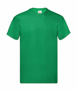 Koszulka robocza t-shirt BHP bluzka z krótkim rękawem uniwersalna zielona Fruit of the Loom Original T