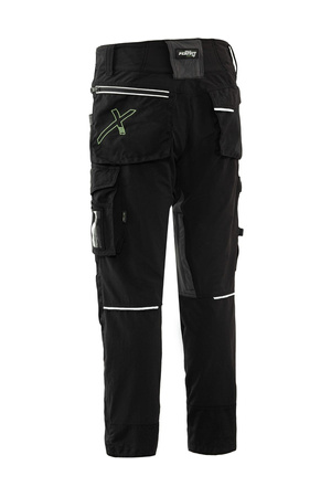 Spodnie robocze Czarne STRETCH LINE Stalco