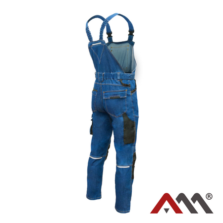 COLEMANN ogrodniczki ochronne elastyczne jeansowe