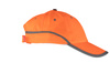 Czapka robocza odblaskowa z daszkiem regulowana baseballowa pomarańczowa Polstar BRIXTON FLASH CFBA
