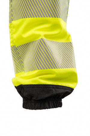 Spodnie Robocze do pasa z odblaskiem czarno-zółte Joggery