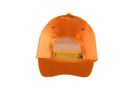 Czapka z daszkiem BASEBALL pomarańczowa bawełniana