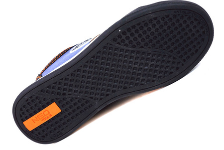 Półbuty robocze tenisówki stalowy podnosek wzmocnione pokryte gumą bezpieczne miękki materiał | NEO 82-11