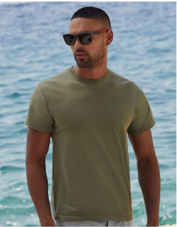 Koszulka robocza t-shirt BHP bluzka z krótkim rękawem uniwersalna biały Fruit of the Loom Original T