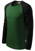 Koszulka RIMECK 130 z długim rękawem dwukolorowa zielono-czarna