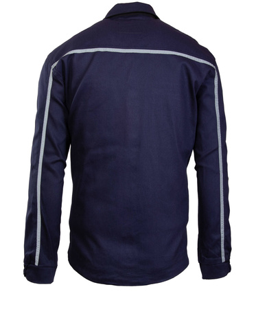 Bawełniana bluza robocza ochronna odblaskowe wstawki granatowa Polstar BRIXTON NATUR ANBL