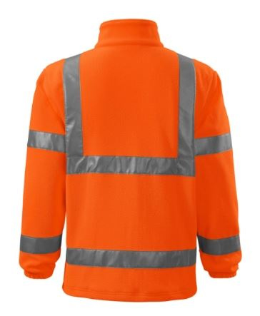 Bluza polarowa odblaskowa polar ostrzegawczy ciepły pomarańczowy HV FLEECE JACKET 5V1