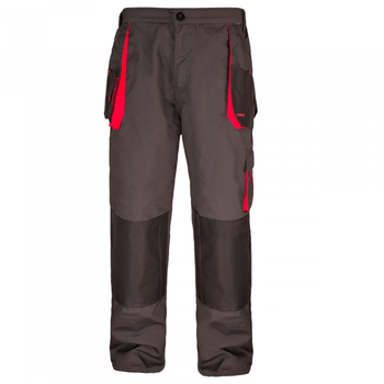 Spodnie robocze do pasa ochronne wzmacniane regulowane Art.Mas CLASSIC RED