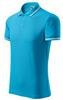 Koszulka polo MALFINI URBAN turkus WYPRZEDAŻ bawełniana 