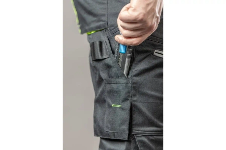 Spodenki robocze elastyczne czarne Hogert REETZ