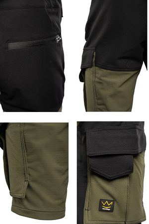 Spodenki krótkie robocze SEVEN KINGS TRAIL khaki