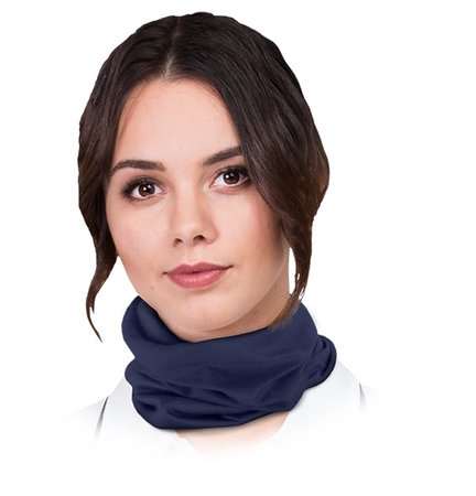 Komin opaska szeroka unisex BAND uniwersalna GRANATOWA,opaska bezszwowa o szerokim zastosowaniu