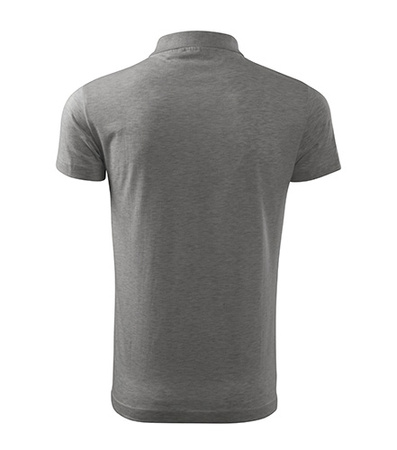 Koszulka Polo męska | Single J. (ciemnoszary melanż)