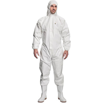 Kombinezon z zamkiem błyskawicznym CHEMSAFE 500 biały