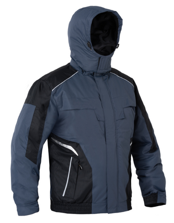 Kurtka zimowa robocza ocieplana polarem TERRA