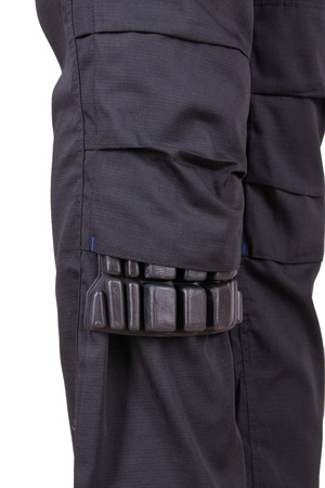 Spodnie robocze do pasa z kontrastową lamówką | Topaz