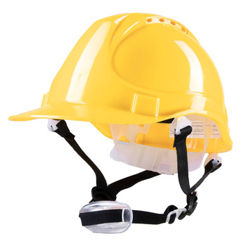 Kask ochronny hełm przemysłowy czteropunktowy podbródek ABS YS-4