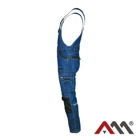 COLEMANN ogrodniczki ochronne elastyczne jeansowe