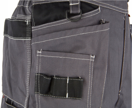 Spodnie robocze ogrodniczki STALCO ALLROUND LINE grafit