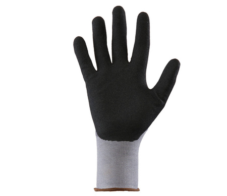 Rękawice ochronne do prac precyzyjnych powlekane nitrylem elastyczny ściągacz odporne na ścieranie COVENT FLEX