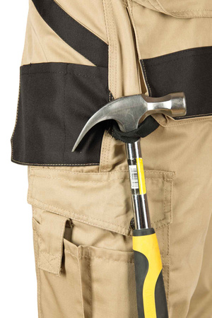 Spodenki robocze ochronne szorty BRIXTON PRACTICAL beż