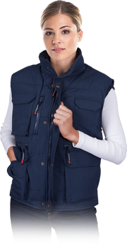 Bezrękawnik kamizelka ocieplana KORMORAN granatowy