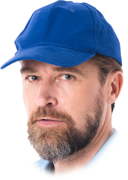 Czapka z daszkiem z regulacją na rzep Reis CZLUXB niebieska