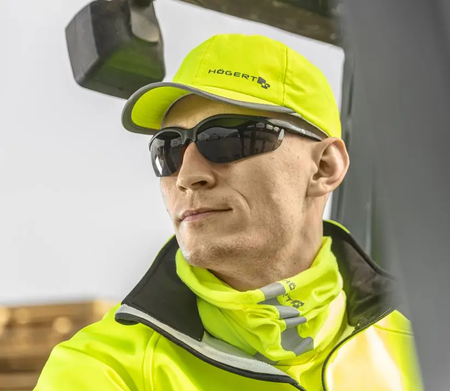 Komin BREG na szyję zółty fluo uni