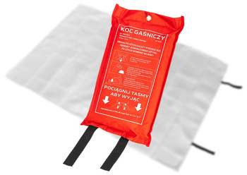 Koc gaśniczy szklany 1,2 x 1,8 m NEO