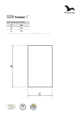 Chusta uniwersalna komin TWISTER fioletowy