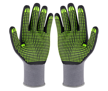 Rękawice robocze nylonowe STALCO PERFECT NITRILE DOTS