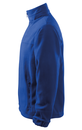 Bluza męska polar na zamek MALFINI JACKET 501 niebieski chabrowy