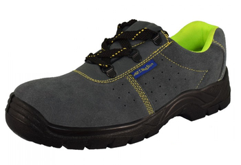 Półbuty robocze buty antypoślizgowe skóra bydlęca welurowa OB SRC Art.Mas BPZO1 B