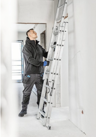 Kurtka softshell z kapturem czarna Hoegert DITTER