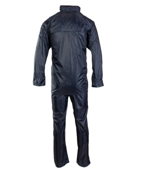 Komplet przeciwdeszczowy kurtka i spodnie GROSVENOR NYLON w kolorze granatowym