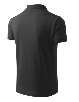MALFINI koszulka polo PIQUE POLO 203 antracytowy melanż