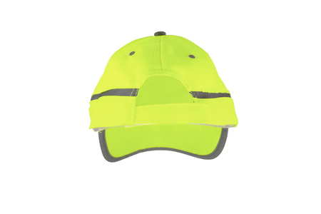 Czapka robocza odblaskowa z daszkiem regulowana baseballowa żółta Polstar BRIXTON FLASH CFBA