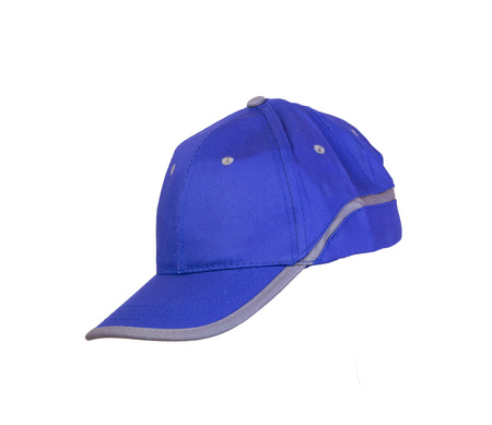 Czapka z daszkiem robocza zapięcie na rzep BASEBALL niebiesko-stalowa