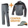 Zestaw Art.Mas PROFESSIONAL GREY Ubranie robocze - Kurtka robocza i Spodnie robocze + czapka Gratis!