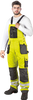 Spodnie ogrodniczki robocze odblaskowe HV LHollman Formen żółte