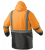 Kurtka robocza ostrzegawcza ocieplana HOEGERT LEDA pomarańczowa