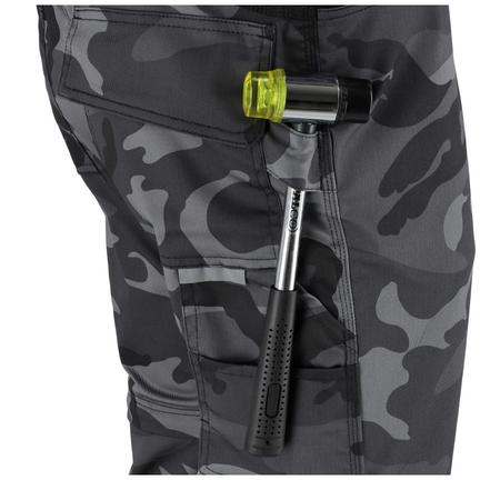 Spodnie robocze bojówki moro STALCO 2w1 odpinane nogawki S-421