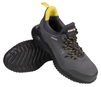 Półbuty ochronne buty robocze stalowy podnosek antishock antystatyczne olejoodporne antypoślizgowe SB SRA STALCO TOMAS Premium