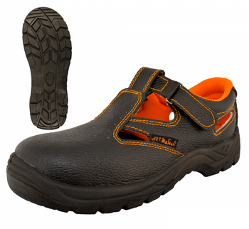 Buty sandały robocze BSSO1 wykonane ze skóry O1 FO SRC